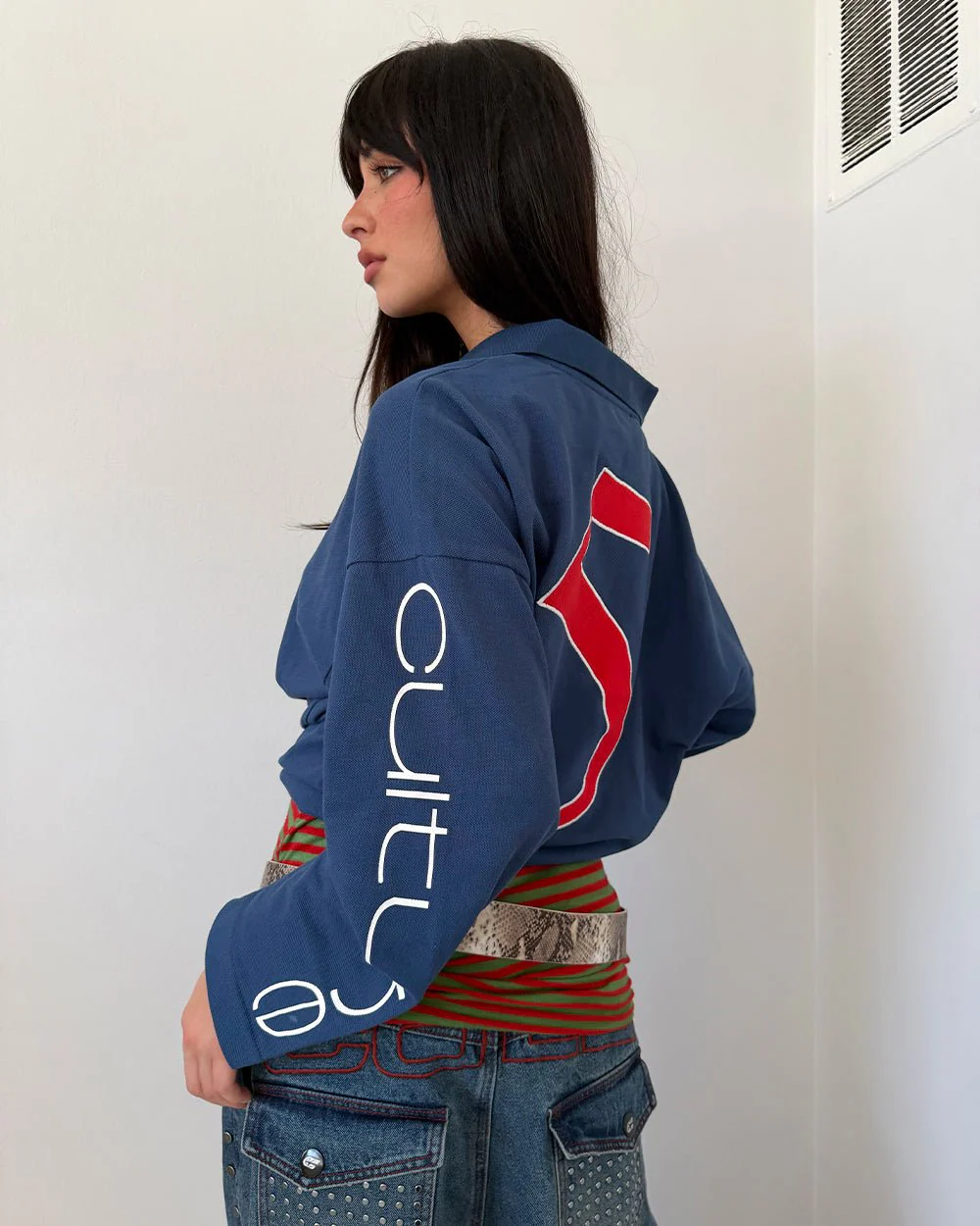 CLASSIC FIVE LONGSLEEVE POLO NAVY - Image 7