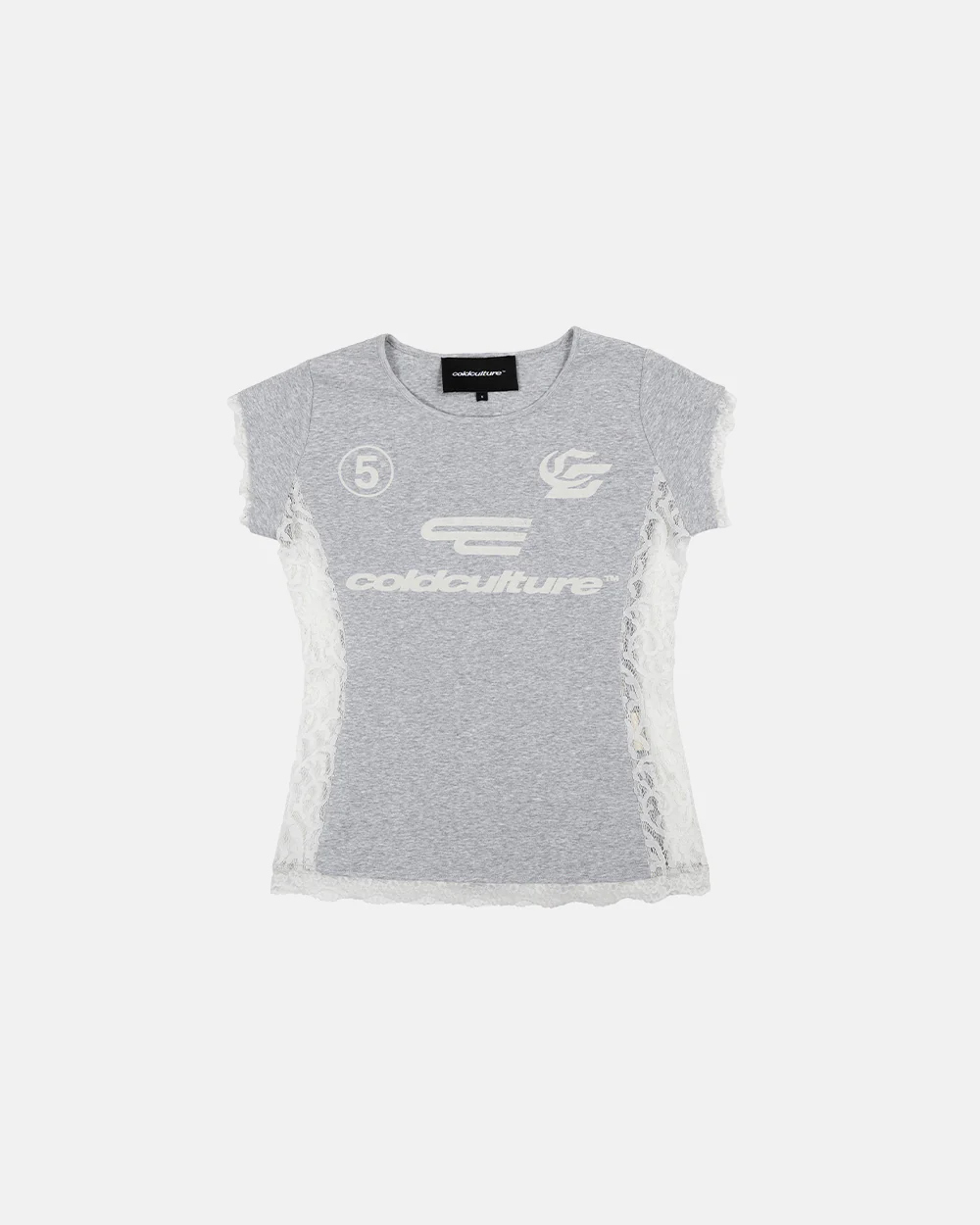 CLUB BABY TEE HEATHER GREY - Image 2