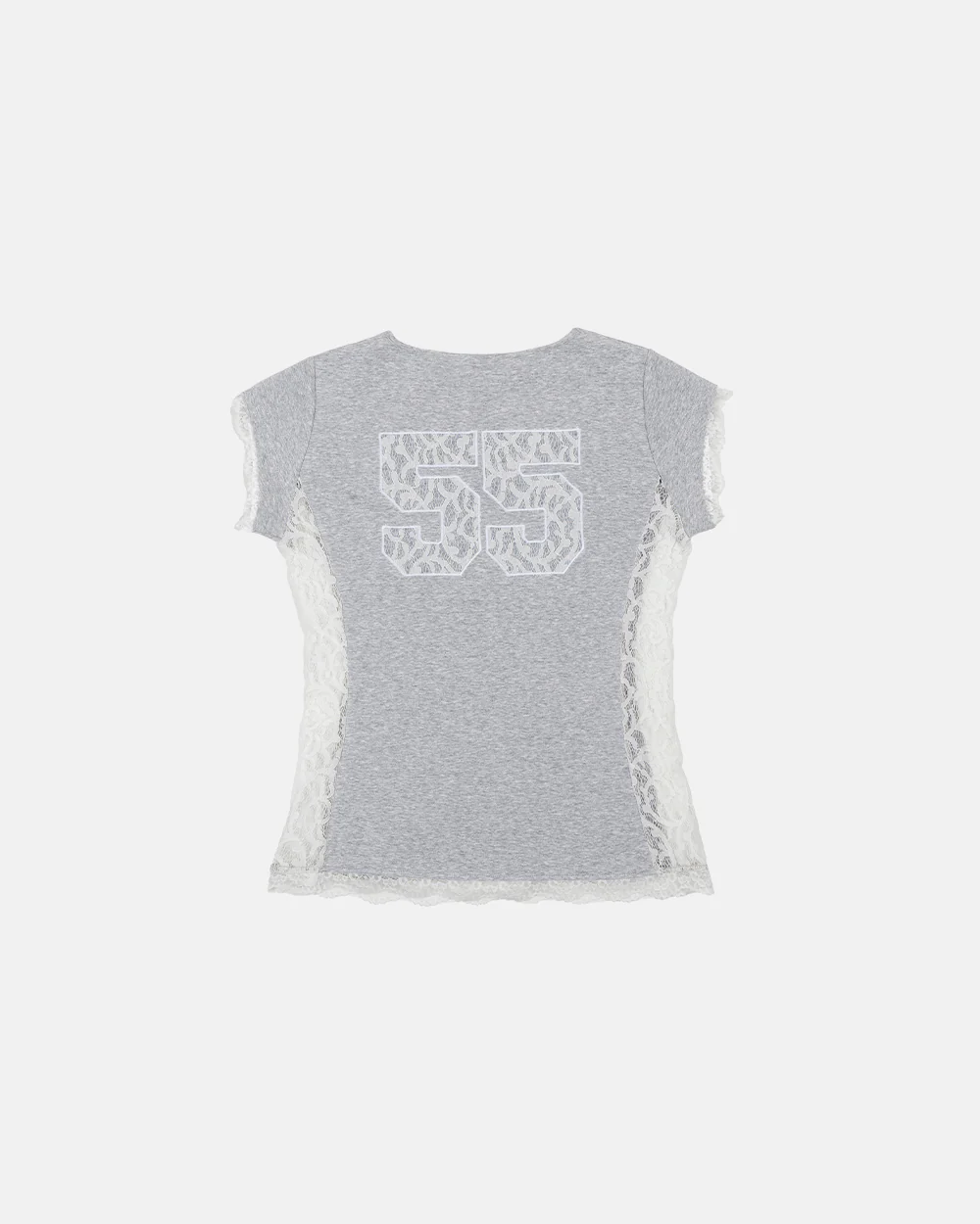 CLUB BABY TEE HEATHER GREY - Image 4