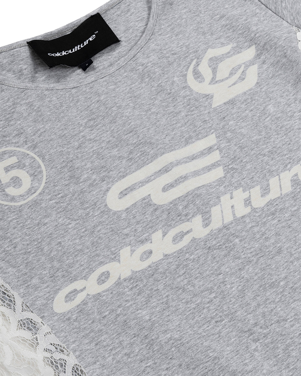 CLUB BABY TEE HEATHER GREY - Image 5
