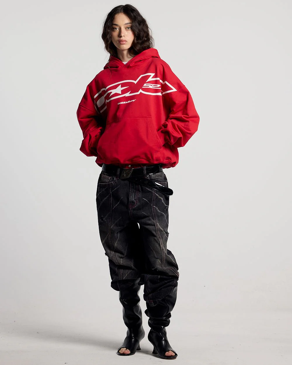 COLD 521 HOODIE RED - Image 5