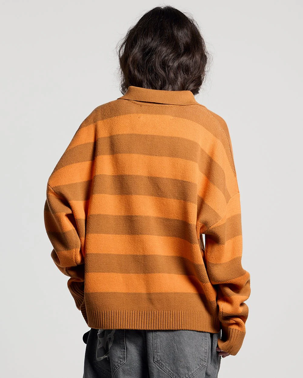 COLD BRICK POLO KNIT ORANGE - Image 6