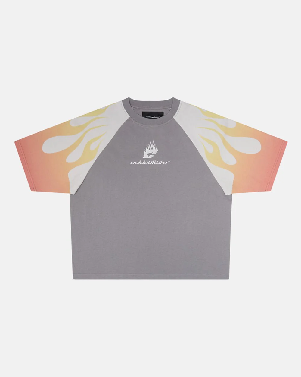 COLD FLAMES TEE ORANGE