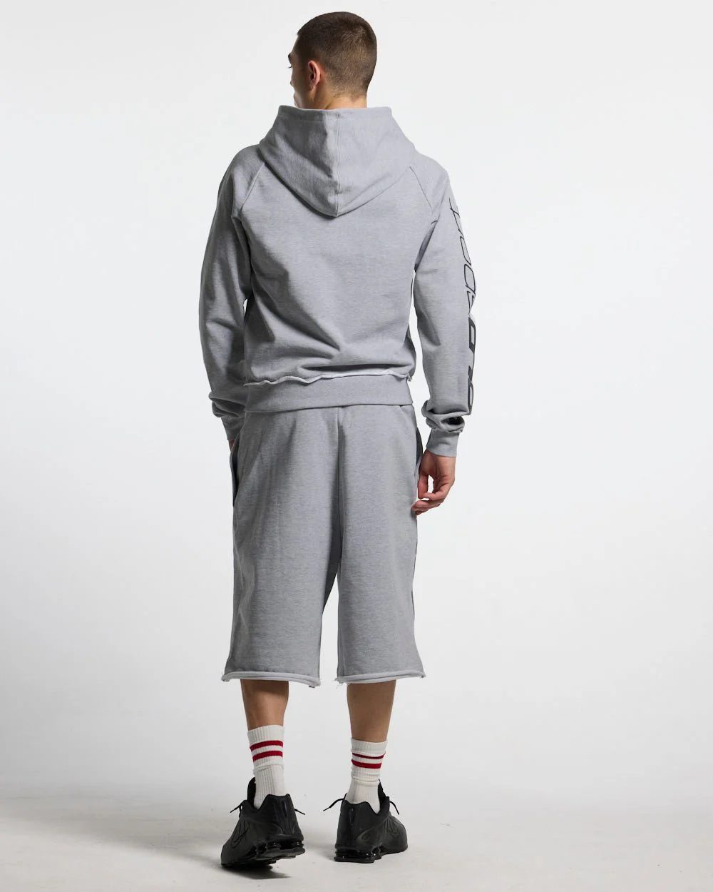 COLD SPORT ZIP HOODIE GREY - Image 4