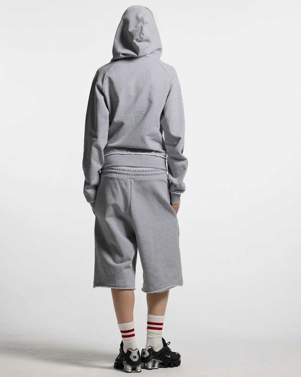 COLD SPORT ZIP HOODIE GREY - Image 6