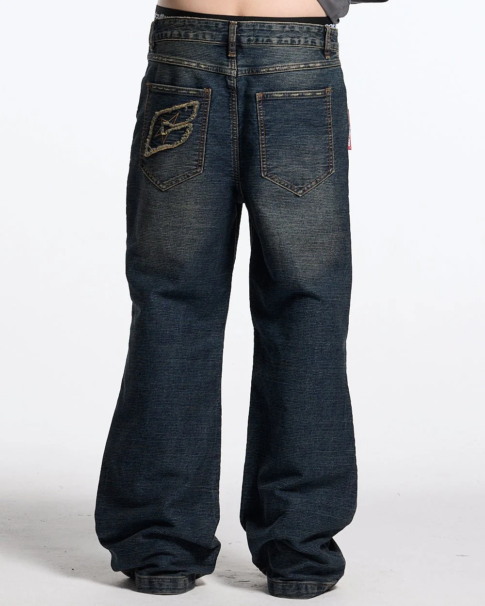 CONCRETE BOOTCUT JEANS BLUE