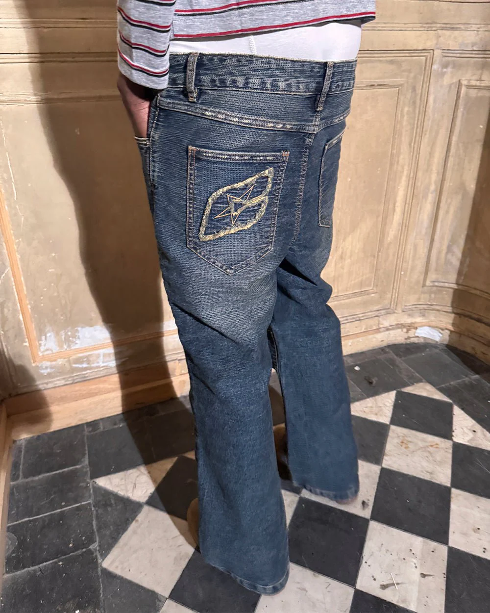 CONCRETE BOOTCUT JEANS BLUE - Image 11