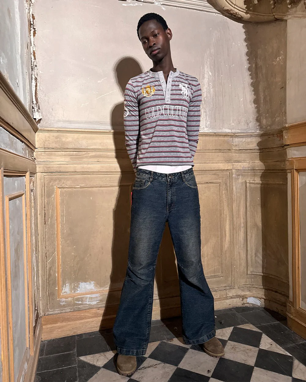CONCRETE BOOTCUT JEANS BLUE - Image 12