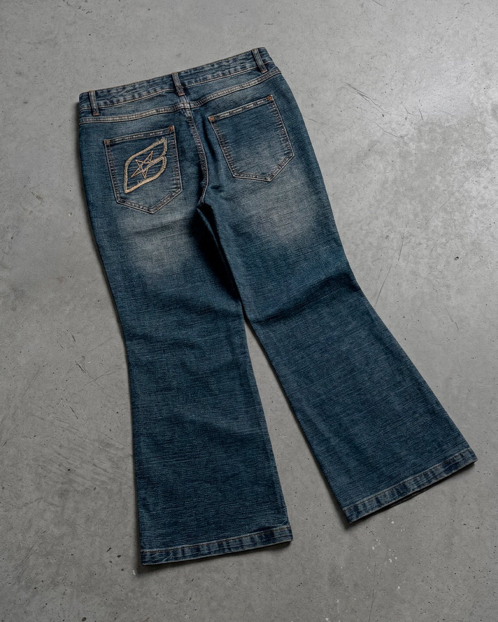CONCRETE BOOTCUT JEANS BLUE - Image 13