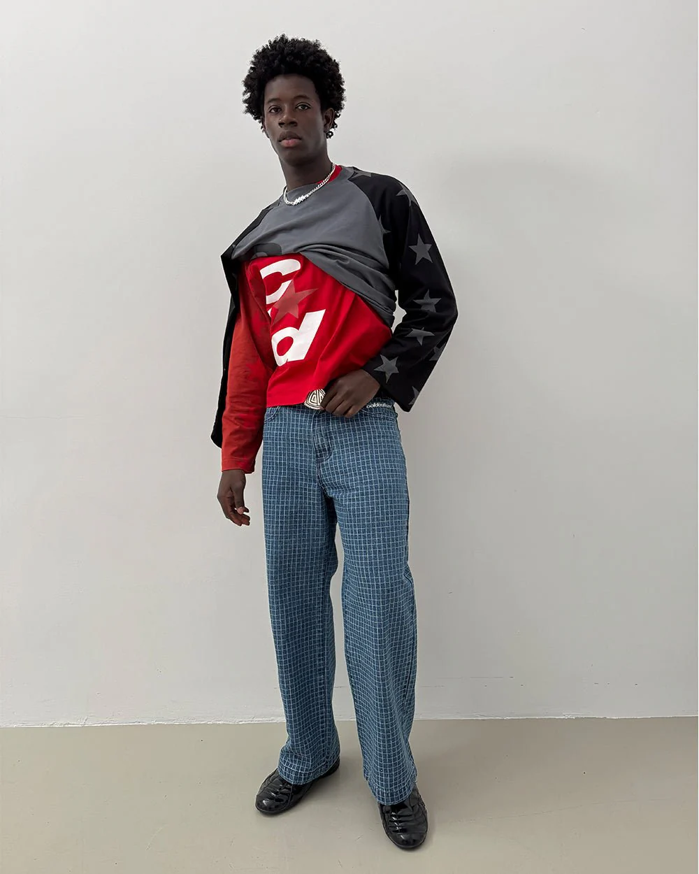 CONSTELLATION LONGSLEEVE RED & BURGUNDY - Image 7