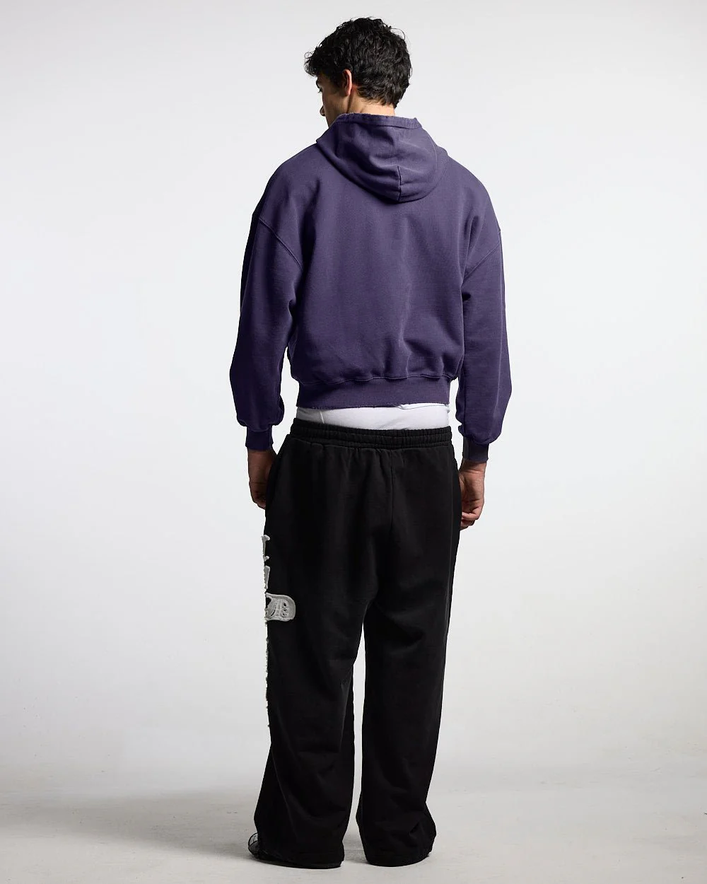 COOL CAP HOODIE MID BLUE WASHED - Image 4