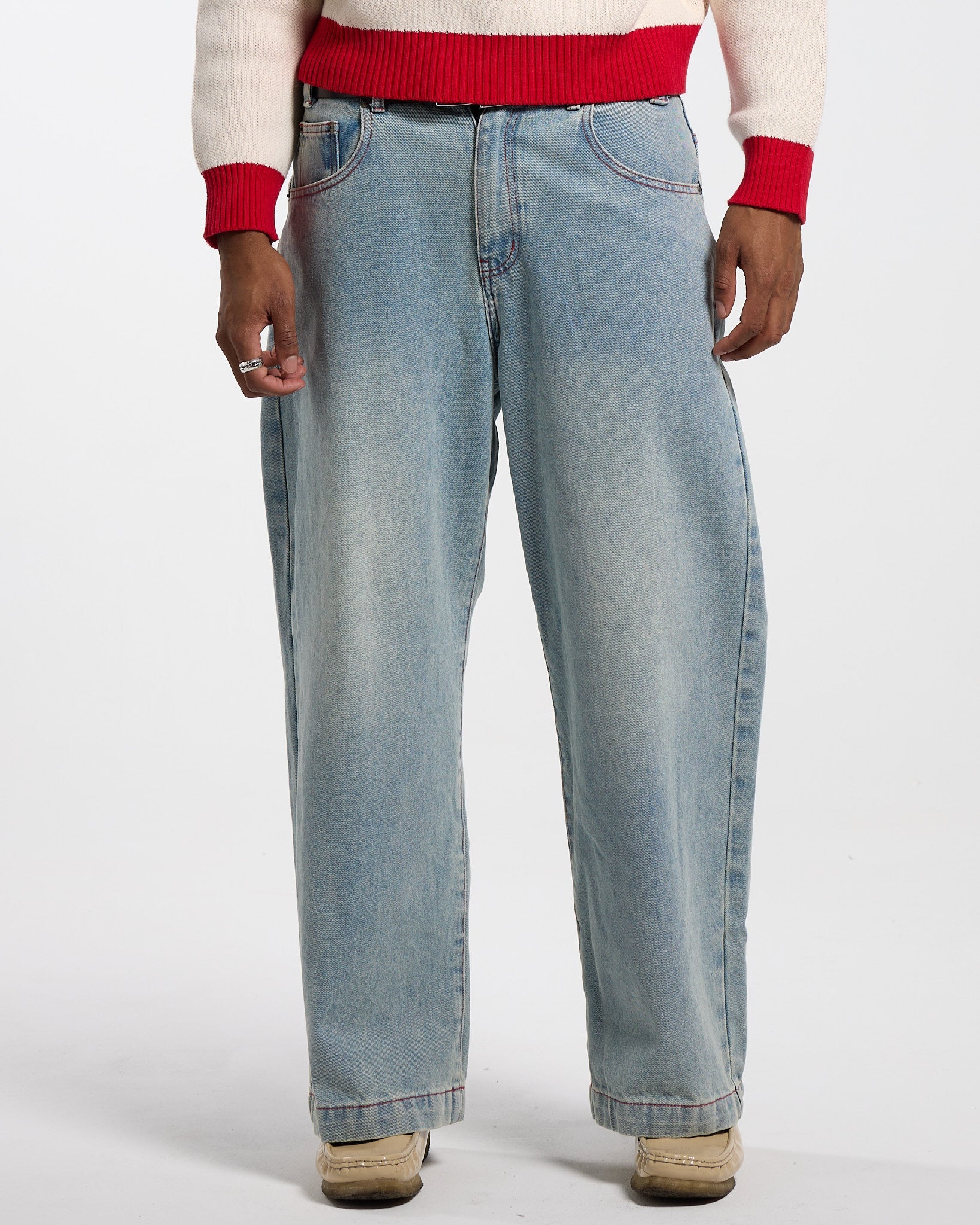COWBOY V1 PANTS BLUE DENIM - Image 4