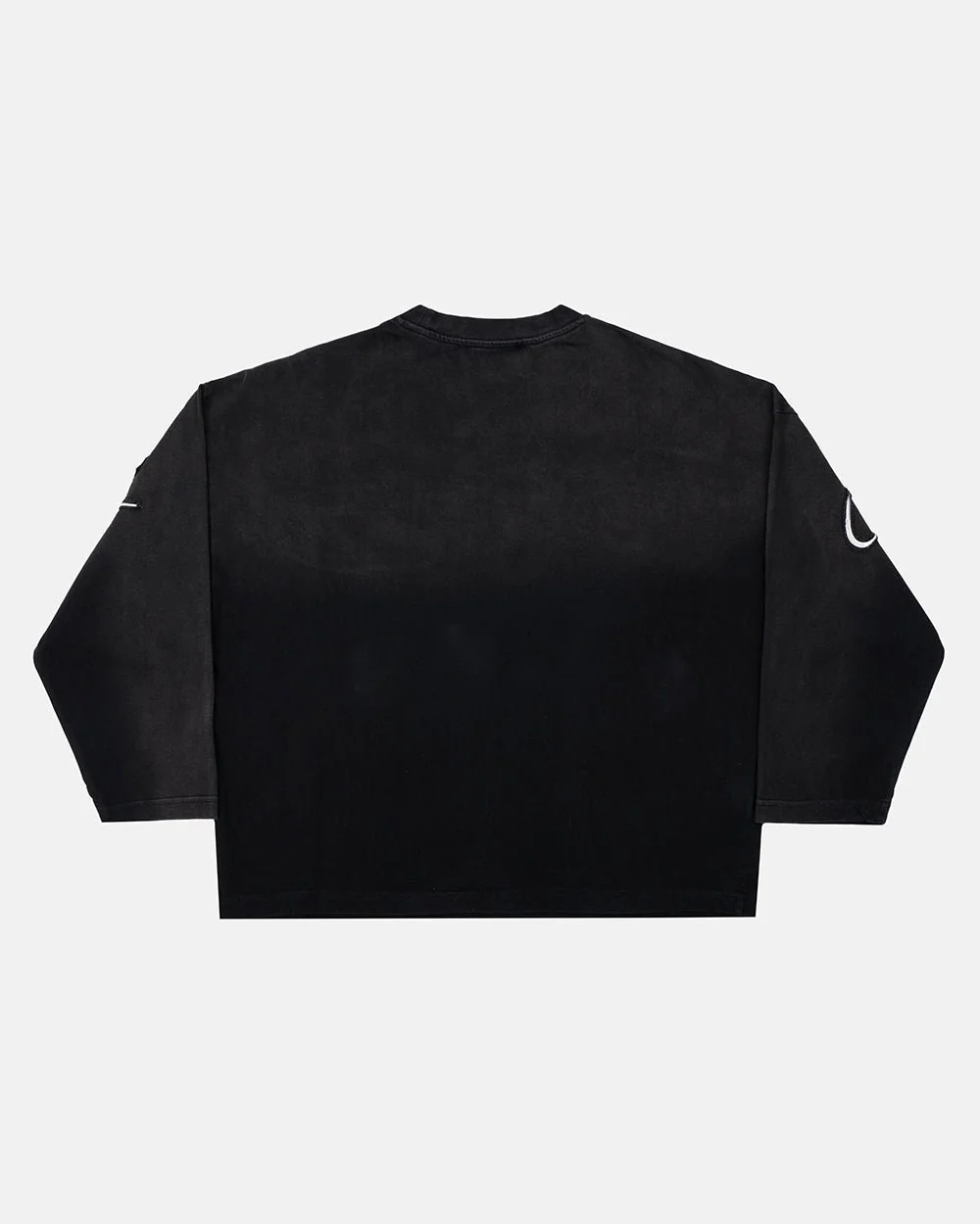CROSSED SCRIPT LONGSLEEVE 2.0 BLACK - Image 3