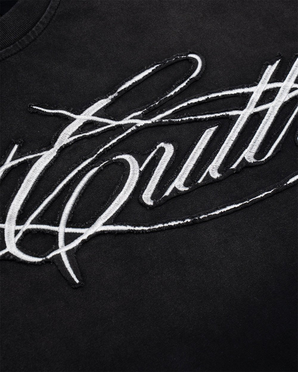 CROSSED SCRIPT LONGSLEEVE 2.0 BLACK - Image 5