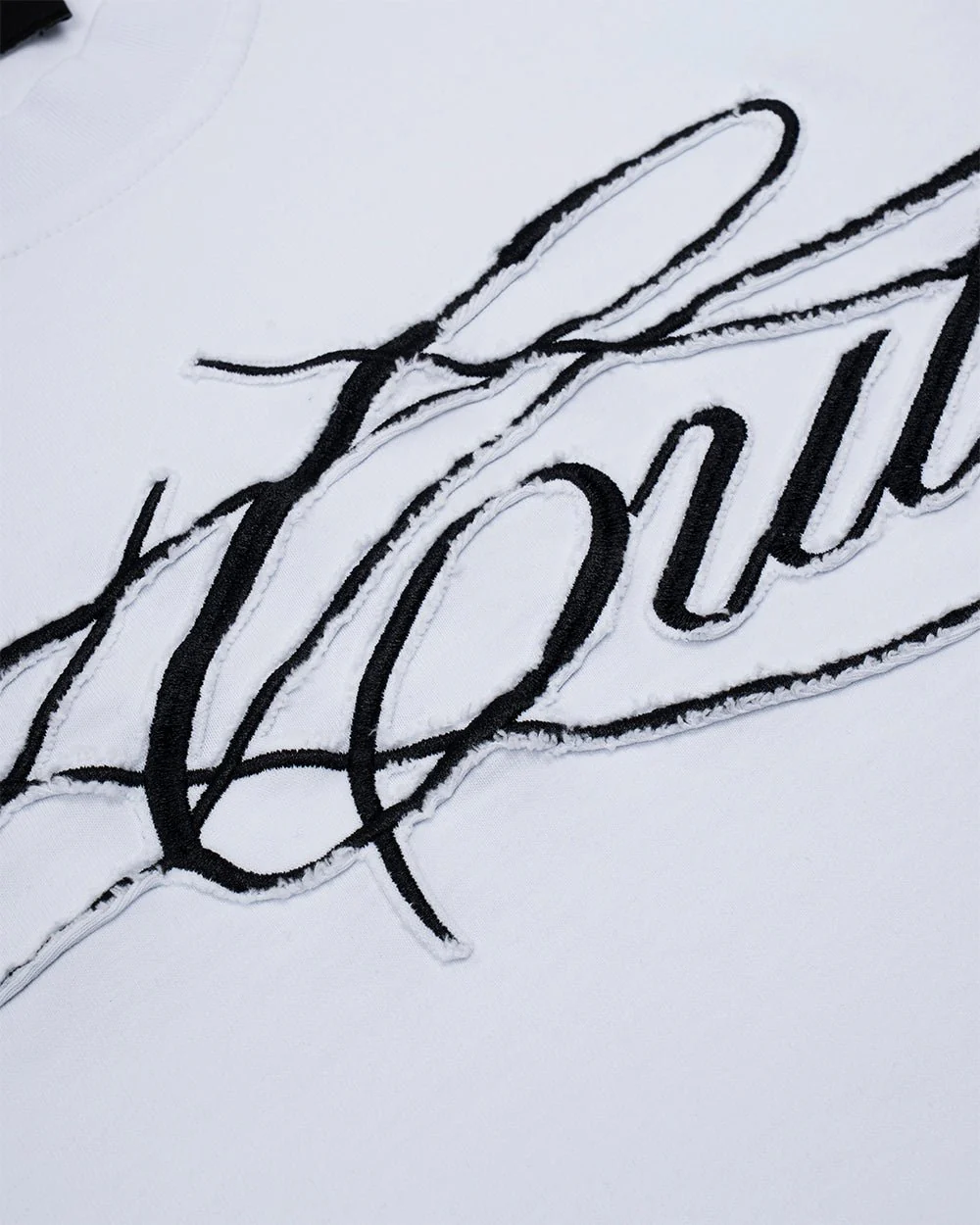 CROSSED SCRIPT LONGSLEEVE 2.0 WHITE - Image 5