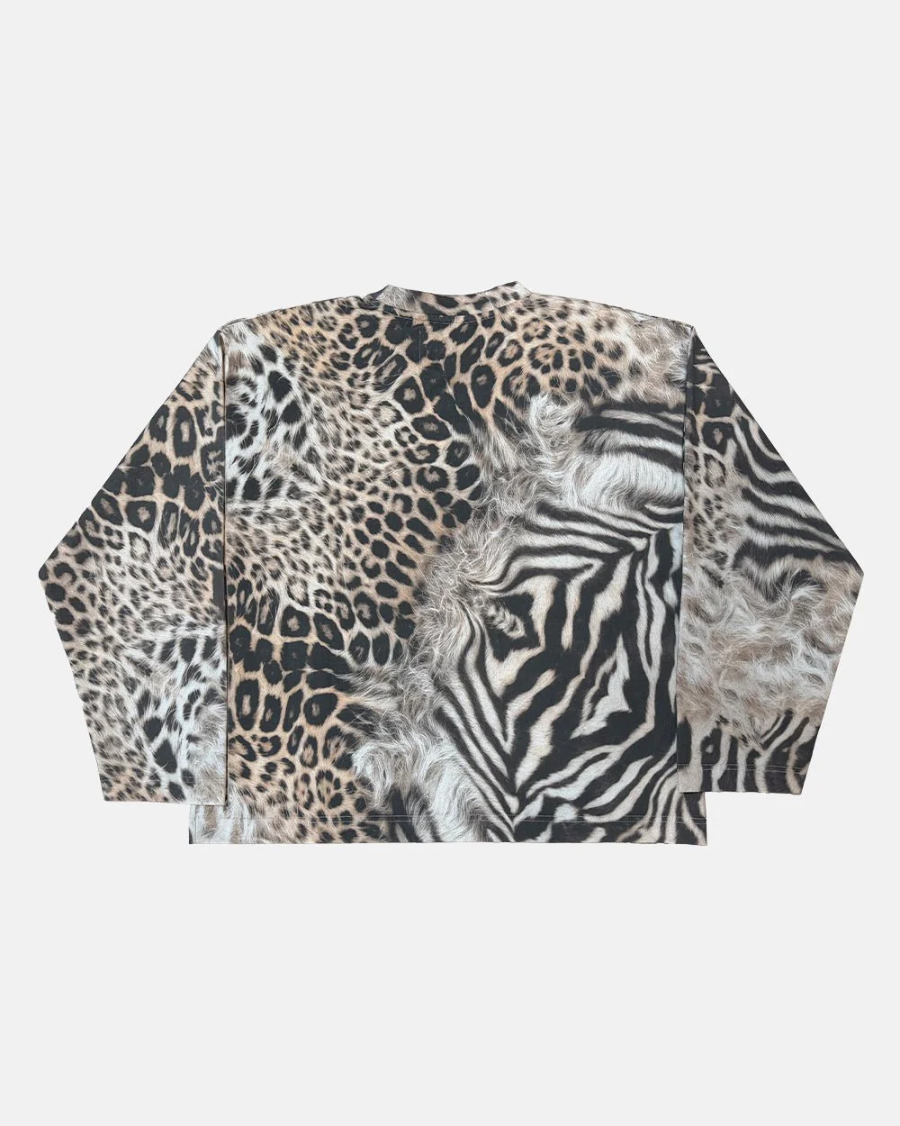 CROSSED SCRIPT LONGSLEEVE LEOPARD - Image 3