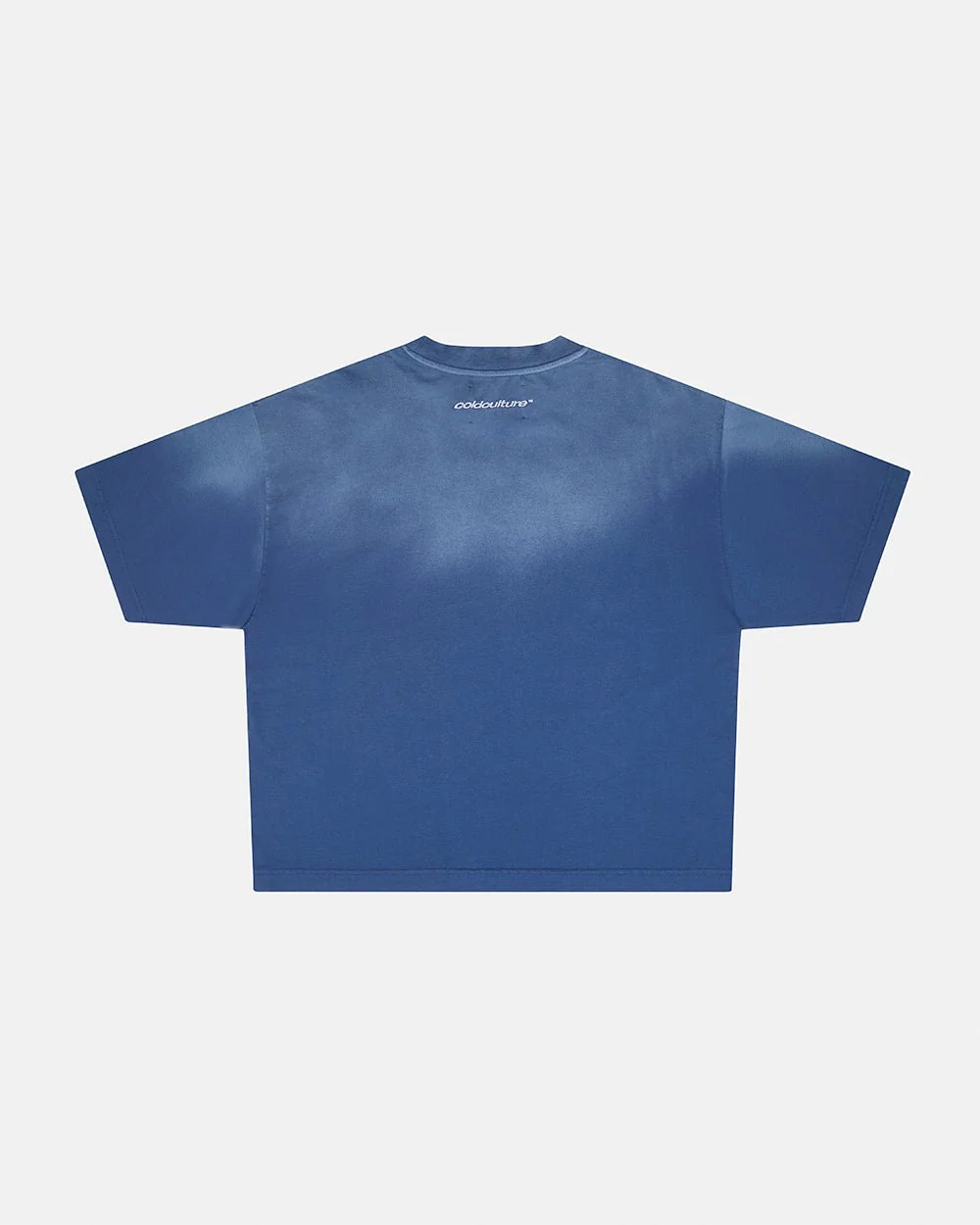 CROSSED SCRIPT TEE BLUE - Image 4