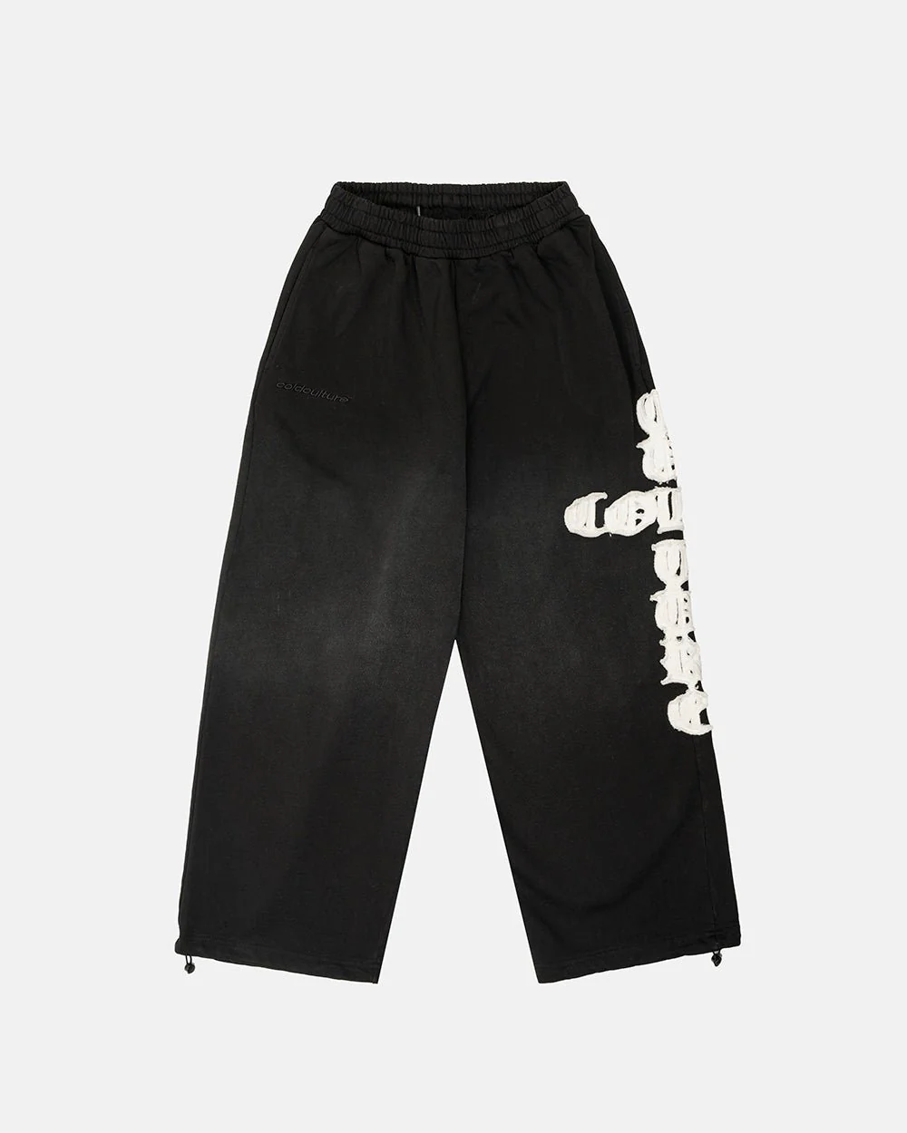CROSSED SWEATPANTS BLACK - Image 2