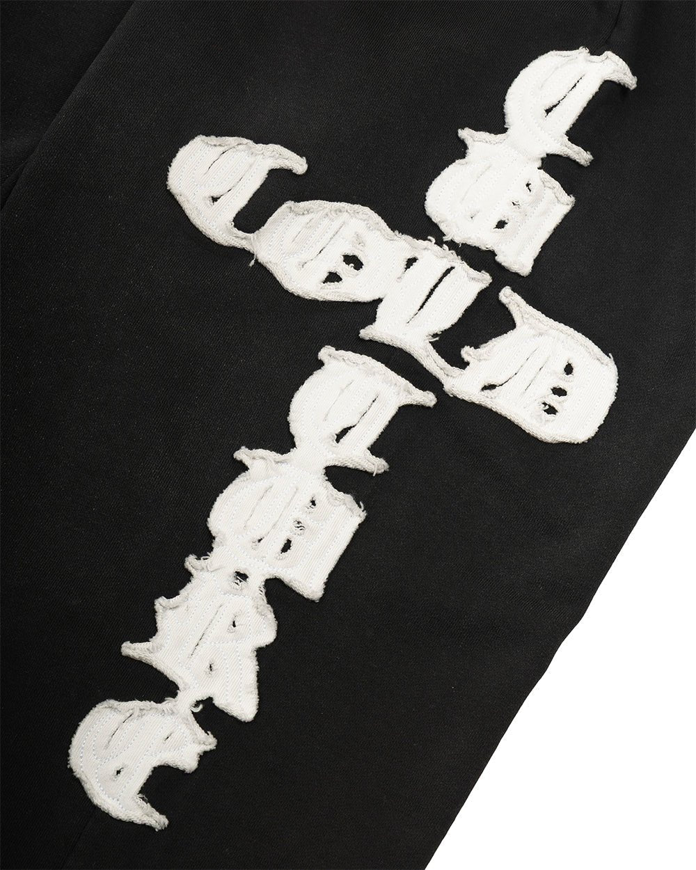 CROSSED SWEATPANTS BLACK - Image 6