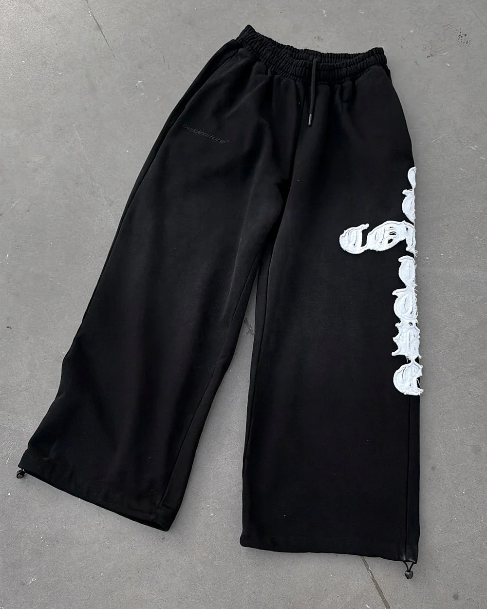 CROSSED SWEATPANTS BLACK - Image 9