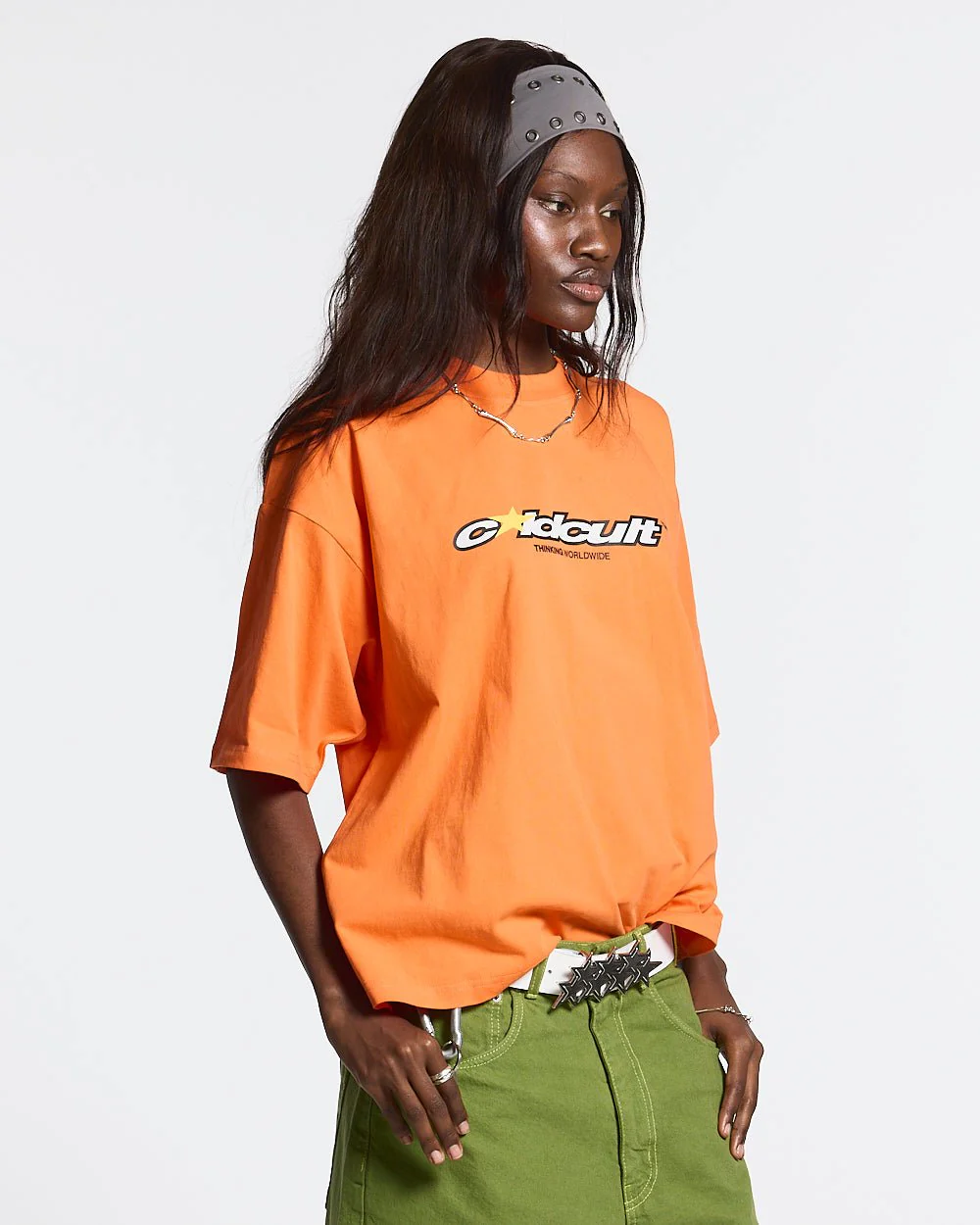 CULT STAR TEE FIRECRACKER ORANGE - Image 5