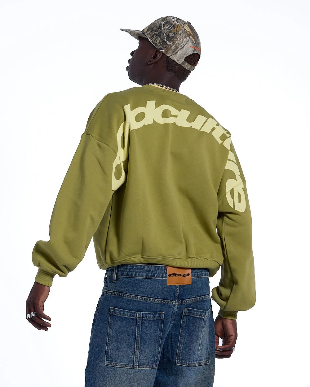 CURVED CREWNECK LIGHT GREEN - Image 3