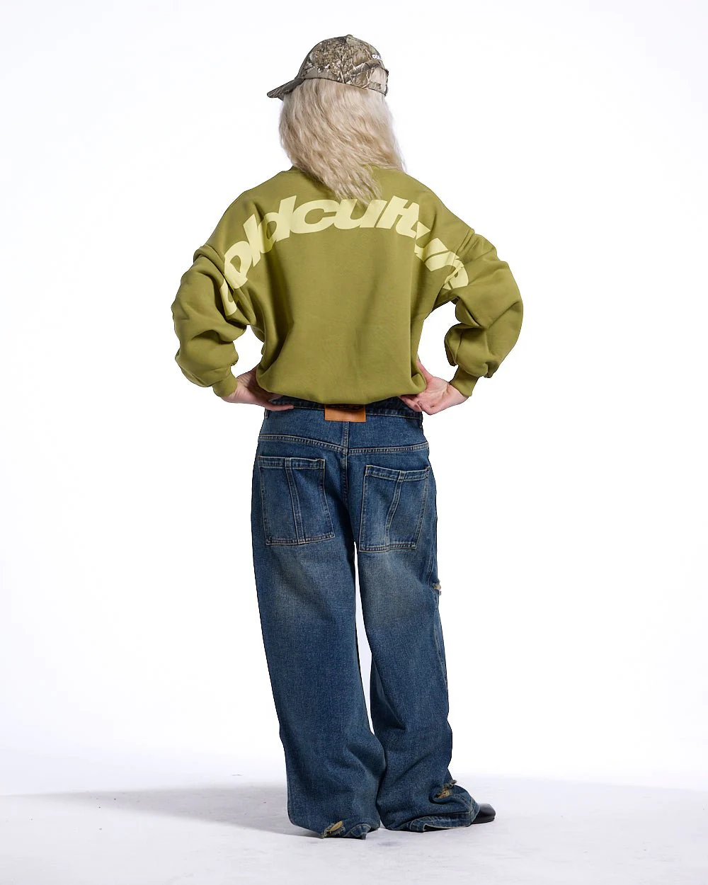 CURVED CREWNECK LIGHT GREEN - Image 6