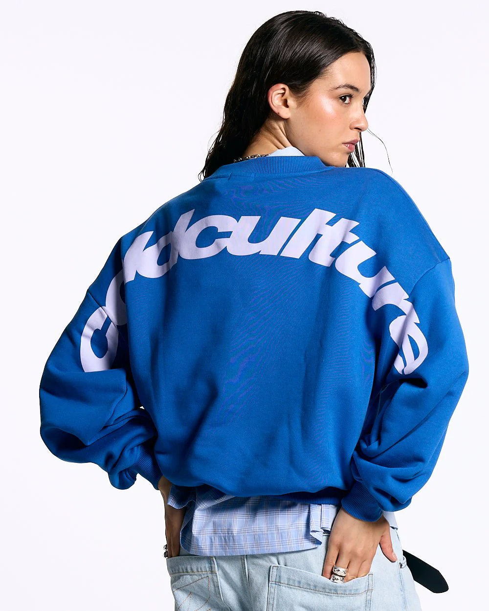 CURVED CREWNECK BLUE - Image 5