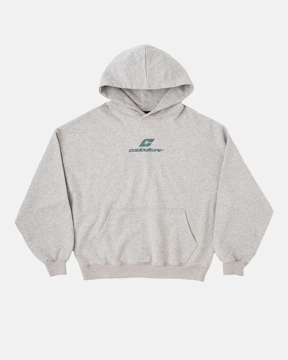CURVED HOODIE ASH GREY - Image 3