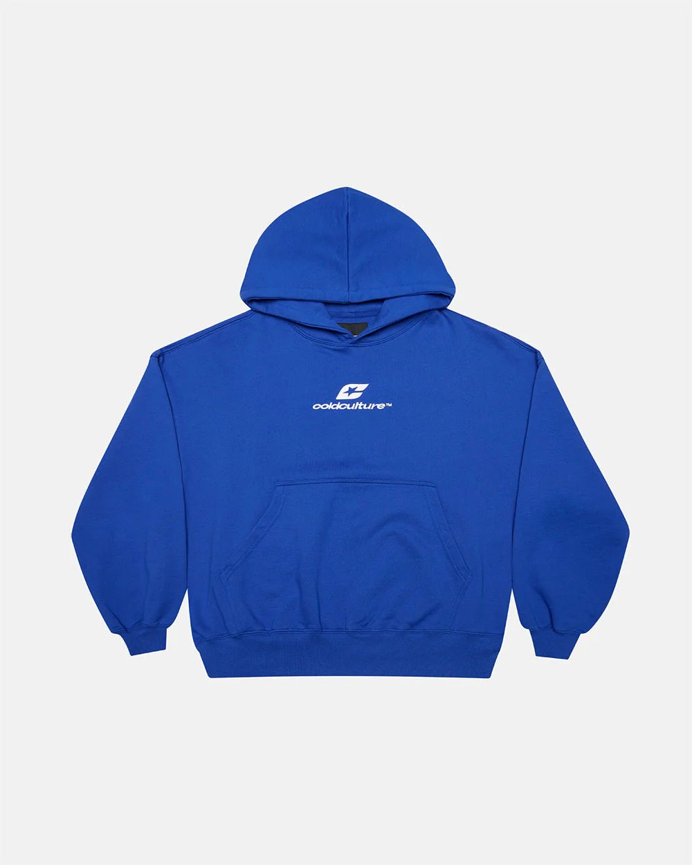 CURVED HOODIE BLUE - Image 3