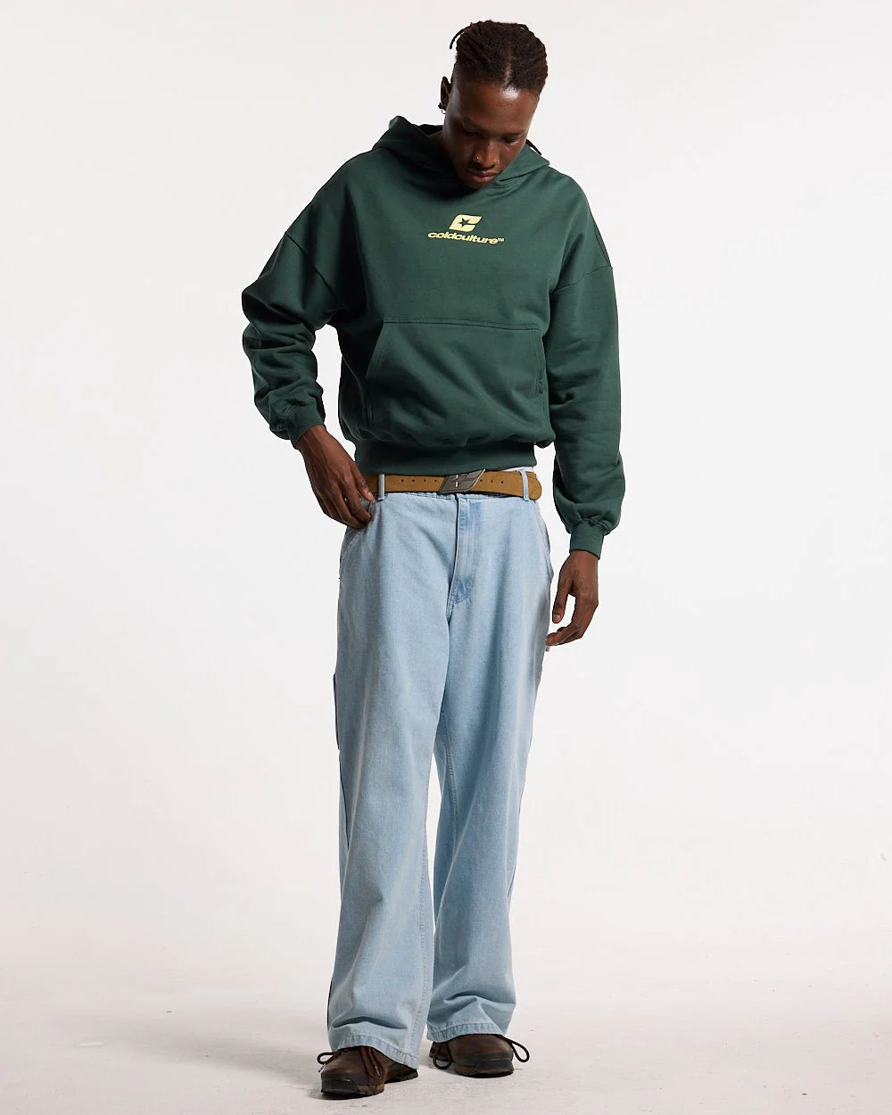 CURVED HOODIE JUNGLE GREEN - Image 4