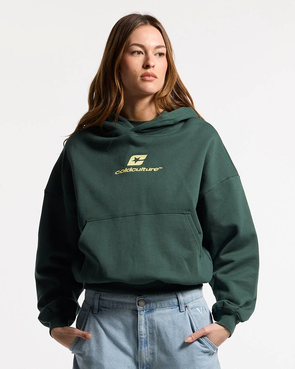 CURVED HOODIE JUNGLE GREEN - Image 5
