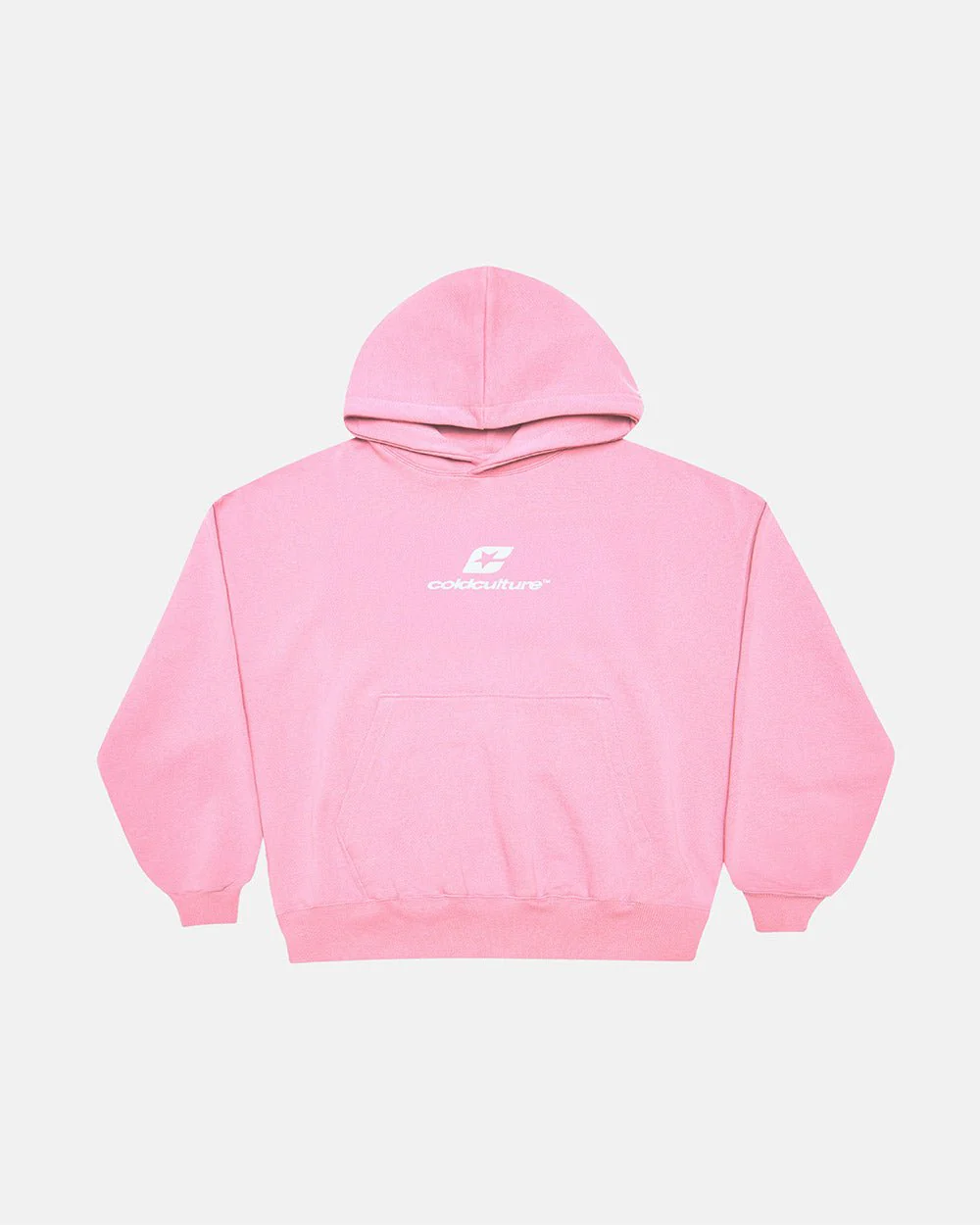 CURVED HOODIE PINK - Image 3