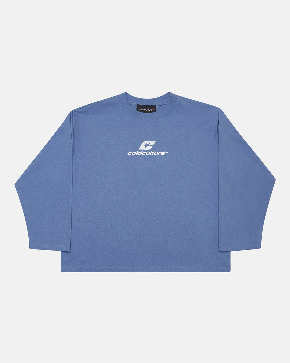 CURVED LONGSLEEVE BLUE - Image 3