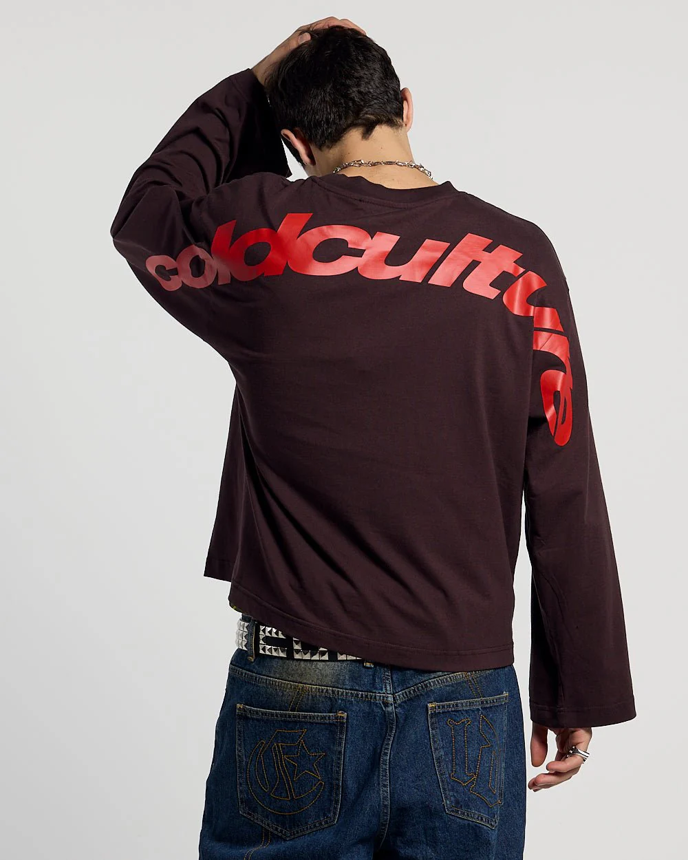 CURVED LONGSLEEVE BROWN - Image 2
