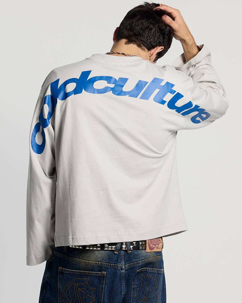 CURVED LONGSLEEVE GREY - Image 2