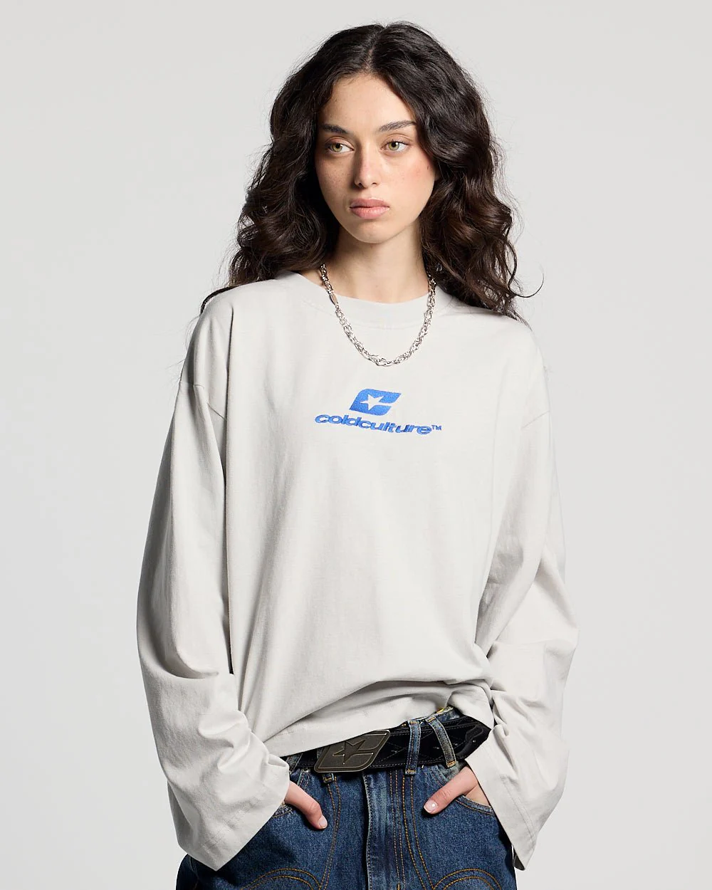 CURVED LONGSLEEVE GREY - Image 6