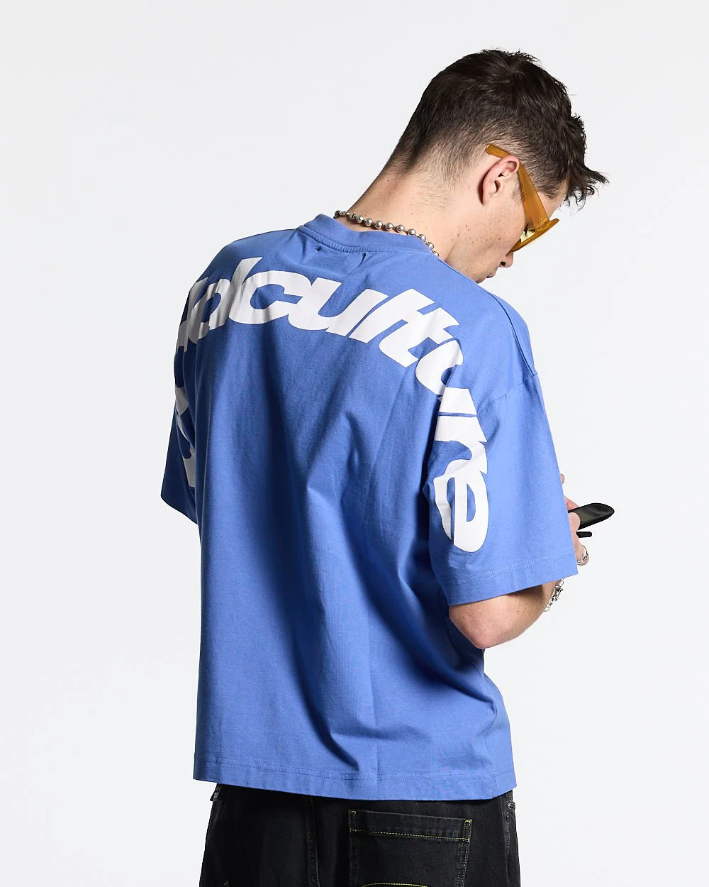 CURVED TEE AMPARO BLUE - Image 2