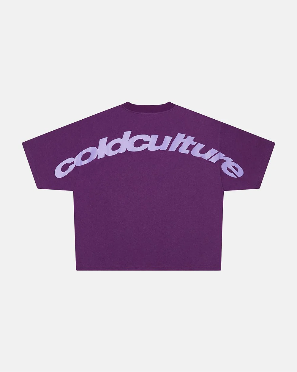 CURVED TEE BURGUNDY & PURPLE
