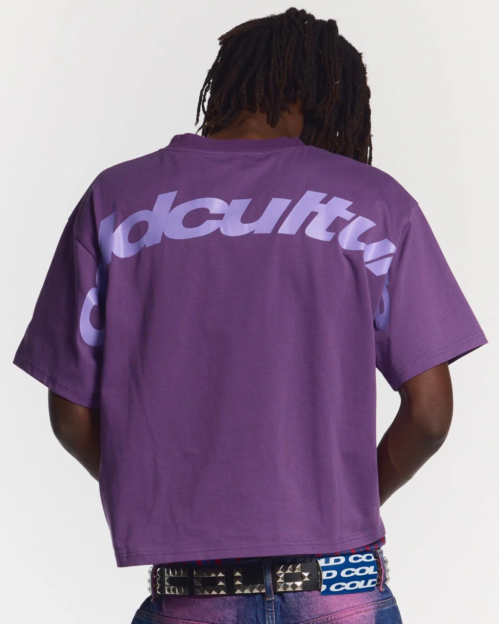 CURVED TEE BURGUNDY & PURPLE - Image 2