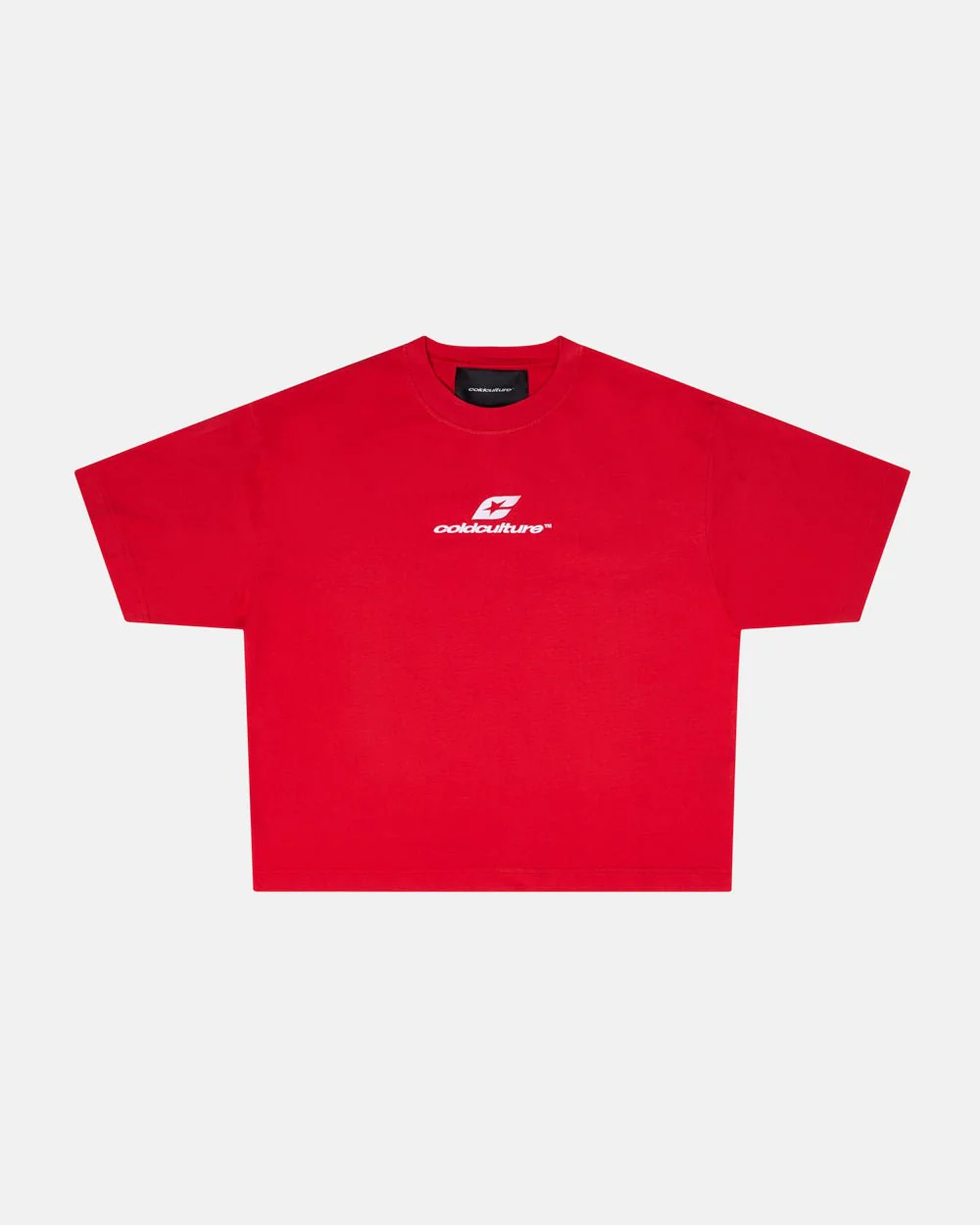 CURVED TEE RACING RED - Image 3