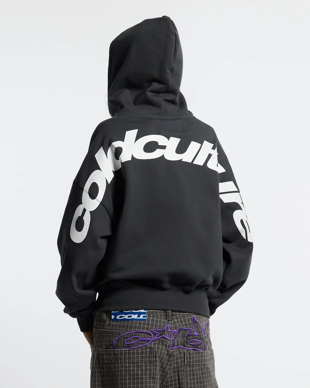 CURVED ZIP HOODIE INDIA INK - Image 6