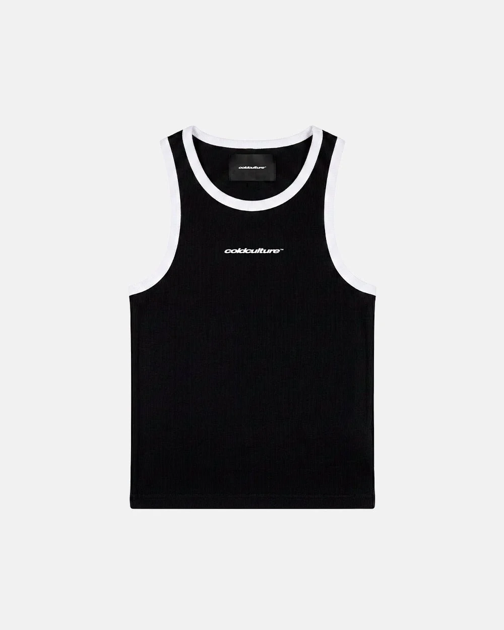 CUTE TANK TOP BLACK - Image 2