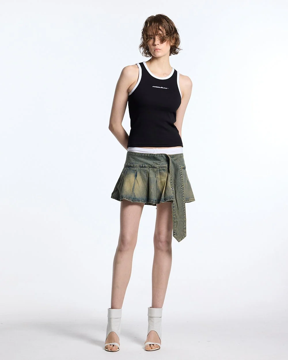 CUTE TANK TOP BLACK - Image 5