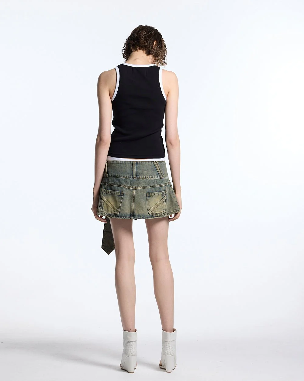 CUTE TANK TOP BLACK - Image 6