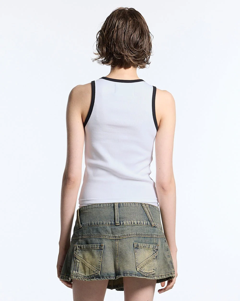 CUTE TANK TOP WHITE - Image 3