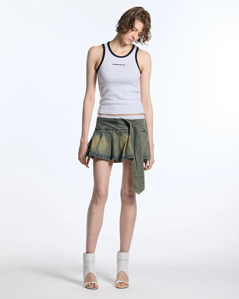 CUTE TANK TOP WHITE - Image 5