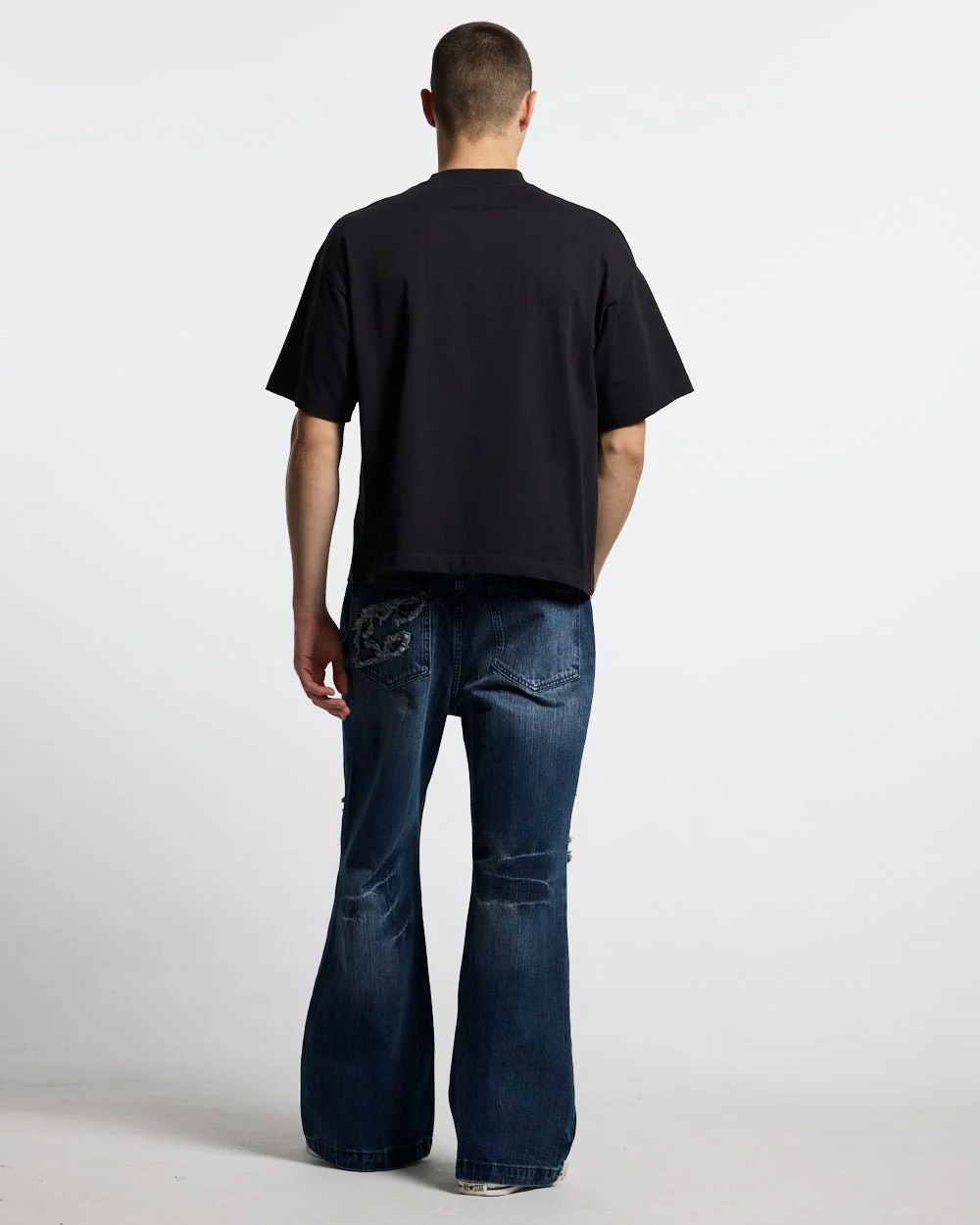 D-STRESSED V3 PANTS WASHED DENIM - Image 6
