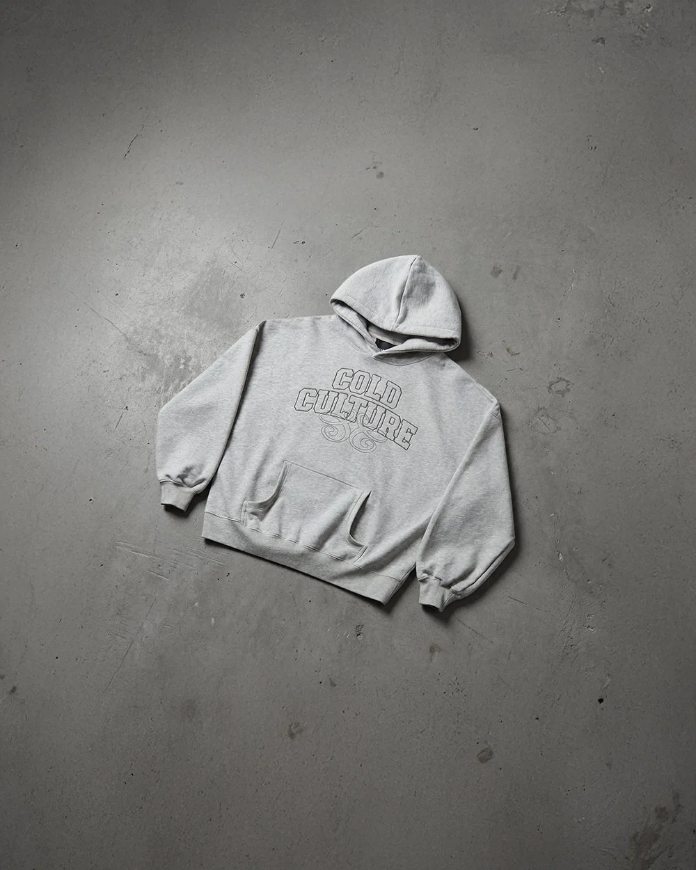 DAILY DRIFT HOODIE HEATHER GREY - Image 8