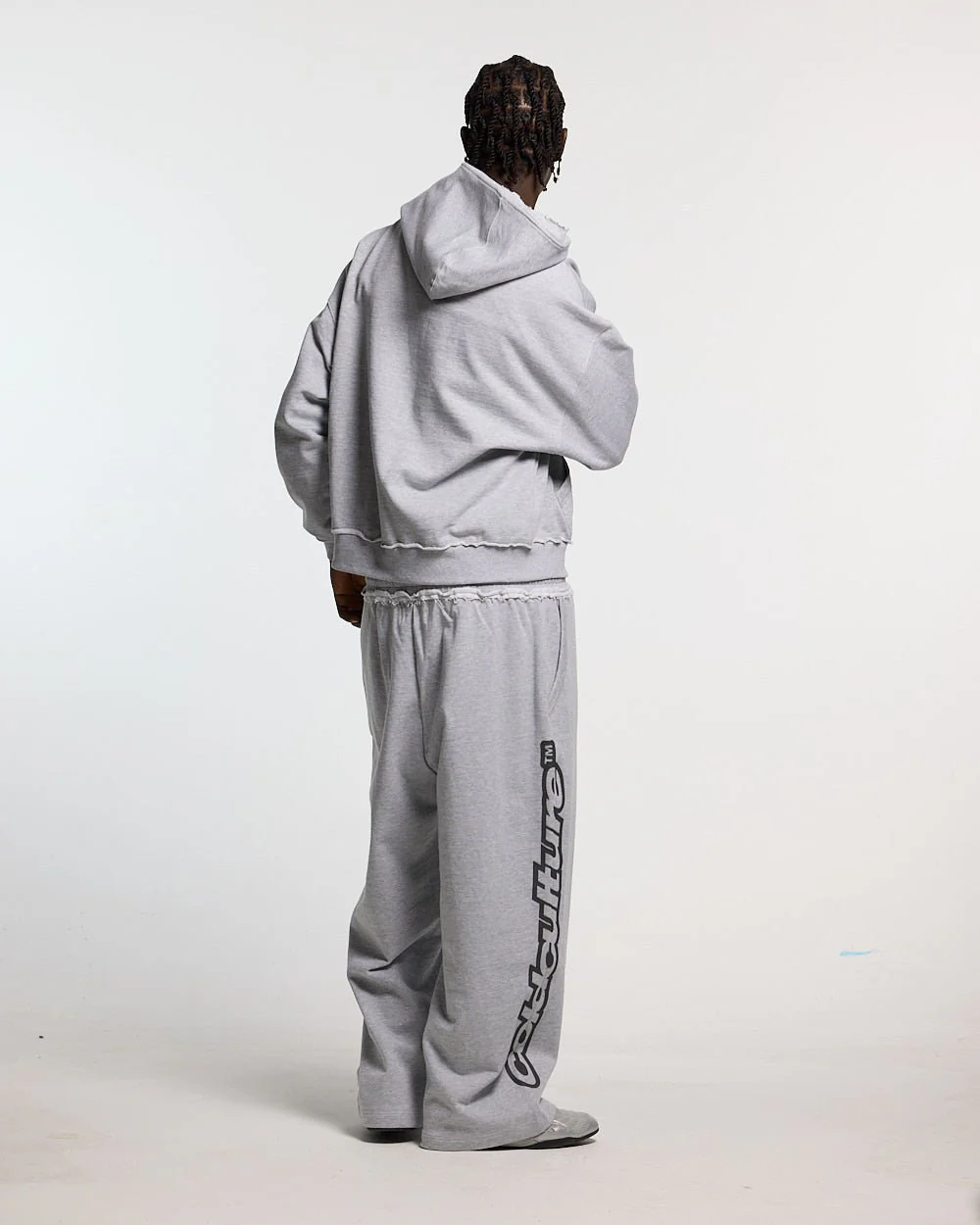 DAILY SET ZIP UP GREY MELANGE - Image 4